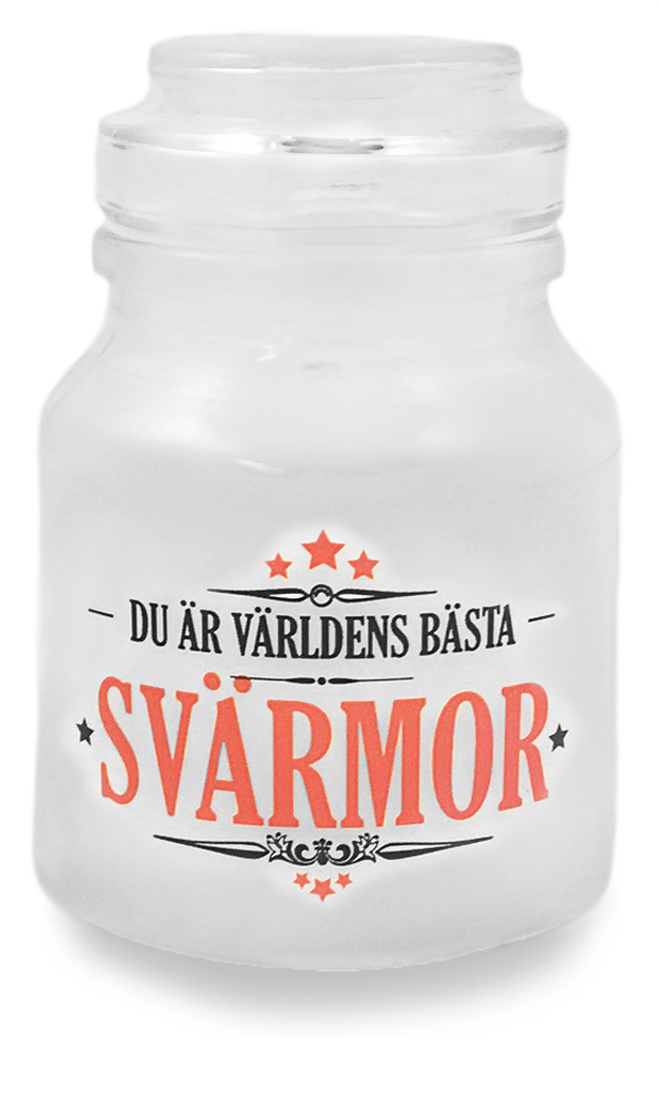 Världens bästa Svärmor - Budskapsljus